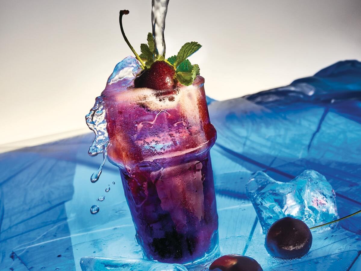 Alkoholfreier Cocktail: Red Almond Tonic